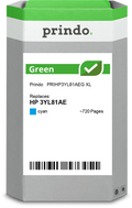 HP 912 XL Cartouche Cyan remanufacturé équivalent à 3YL81AE · Prindo Green