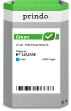 HP 963 XL Cartouche Cyan remanufacturé équivalent à 3JA27AE · Prindo Green