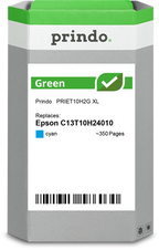 Epson 604 XL Cartouche Cyan remanufacturé équivalent à C13T10H24010 · Prindo Green