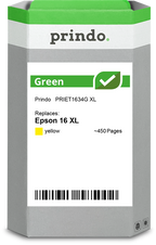 Epson 16 XL Cartouche Jaune remanufacturé équivalent à C13T16344012 · Prindo Green