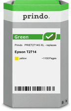 Epson 27 XL Cartouche Jaune remanufacturé équivalent à C13T27144012 · Prindo Green