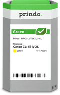 Canon CLI-571y XL Cartouche Jaune remanufacturé équivalent à 0334C001 · Prindo Green