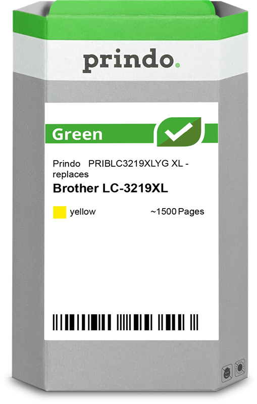 Brother LC3219XLY Cartouche Jaune remanufacturé · Prindo Green