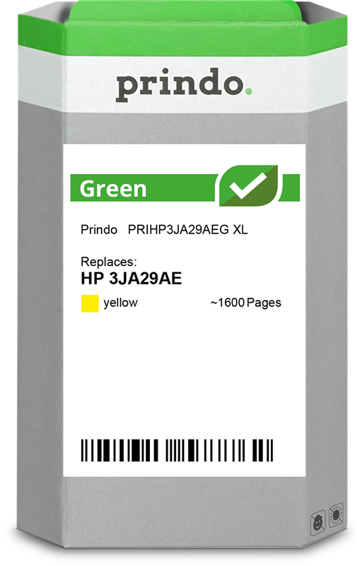 HP 963 XL Cartouche Jaune remanufacturé équivalent à 3JA29AE · Prindo Green