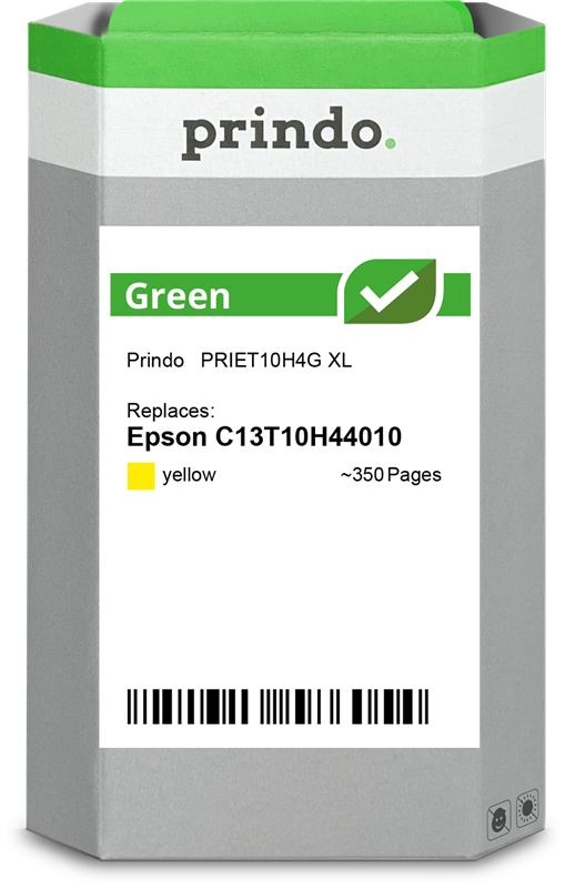 Epson 604 XL Cartouche Jaune remanufacturé équivalent à C13T10H44010 · Prindo Green