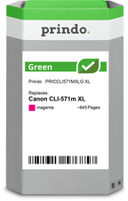 Canon CLI-571m XL Cartouche Magenta remanufacturé équivalent à 0333C001 · Prindo Green
