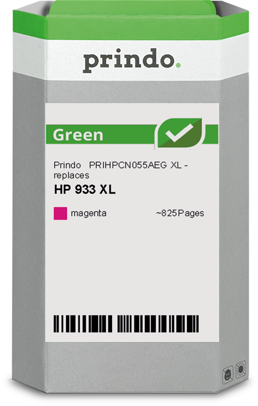 HP 933 XL Cartouche Magenta remanufacturé équivalent à CN055AE · Prindo Green