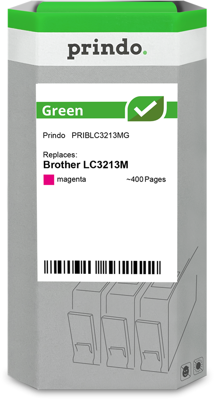 Brother LC3213M Cartouche Magenta remanufacturé · Prindo Green