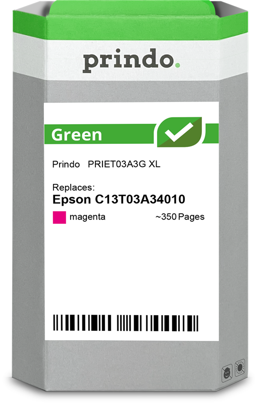 Epson 603XL Cartouche Magenta remanufacturé équivalent à C13T03A34010 · Prindo Green