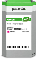 Epson 202XL Cartouche Magenta remanufacturé équivalent à C13T02H34010 · Prindo Green