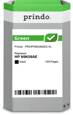HP 302 XL / 304 XL Cartouche Noir remanufacturé équivalent à B7RT9AE · Prindo Green