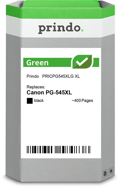 Canon PG-545XL Cartouche Noir remanufacturé équivalent à 8286B001 · Prindo Green