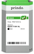 Epson T1301 XL Cartouche Noir remanufacturé équivalent à C13T13014012 · Prindo Green