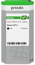 Epson 27 XL Cartouche Noir remanufacturé équivalent à C13T27114012 · Prindo Green