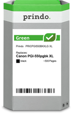 Canon PGI-550pgbk XL Cartouche Noir remanufacturé équivalent à 6431B001 · Prindo Green