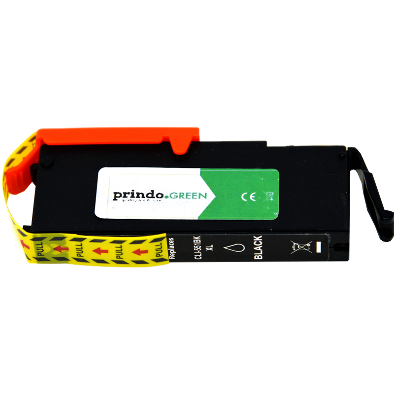 Canon CLI-551BK XL Cartouche Noir remanufacturé équivalent à 6443B001 · Prindo Green
