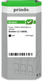 Brother LC1280XLBK Cartouche Noir remanufacturé · Prindo Green