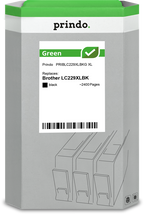 Brother LC229XLBK Cartouche Noir remanufacturé · Prindo Green