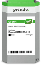 Epson 202XL Cartouche Noir remanufacturé équivalent à C13T02G14010 · Prindo Green