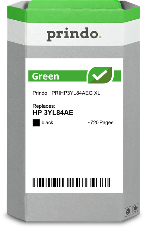 HP 912 XL Cartouche Noir remanufacturé équivalent à 3YL84AE · Prindo Green