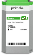 HP 963 XL Cartouche Noir remanufacturé équivalent à 3JA30AE · Prindo Green