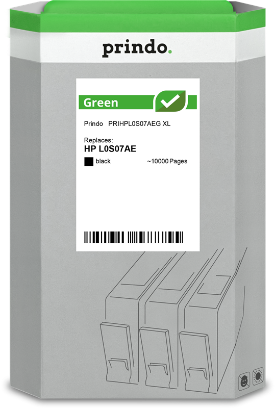 HP 973X Cartouche Noir remanufacturé équivalent à L0S07AE · Prindo Green