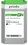 Canon CLI-581bk XL Cartouche Noir remanufacturé équivalent à 2052C001 · Prindo Green