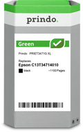 Epson 34 XL Cartouche Noir remanufacturé équivalent à C13T34714010 · Prindo Green