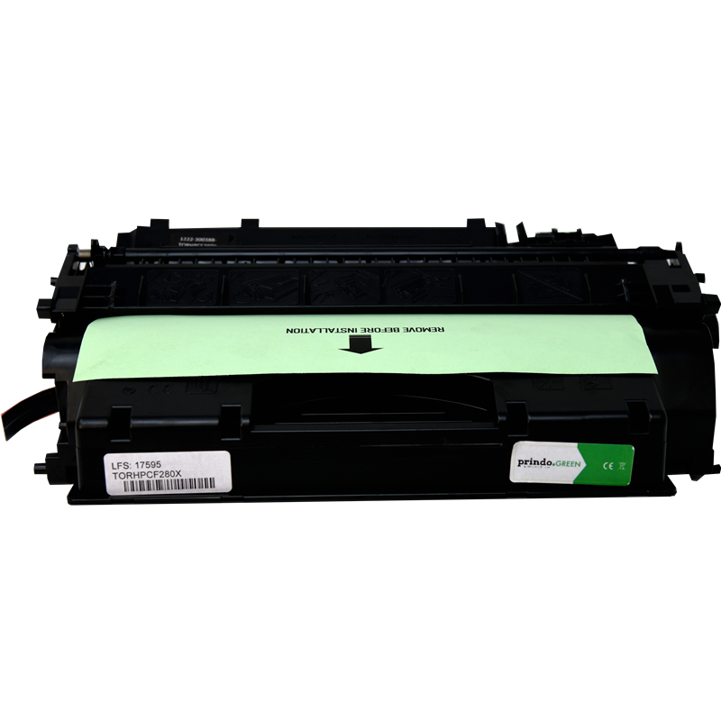 HP 80X Toner Noir remanufacturé équivalent à CF280X · Prindo Green
