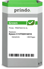 Epson 202XL Cartouche Noir Photo remanufacturé équivalent à C13T02H14010 · Prindo Green