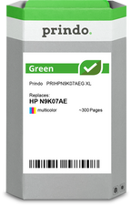 HP 302 XL / 304 XL Cartouche Tricolore remanufacturé équivalent à B7RT8AE · Prindo Green