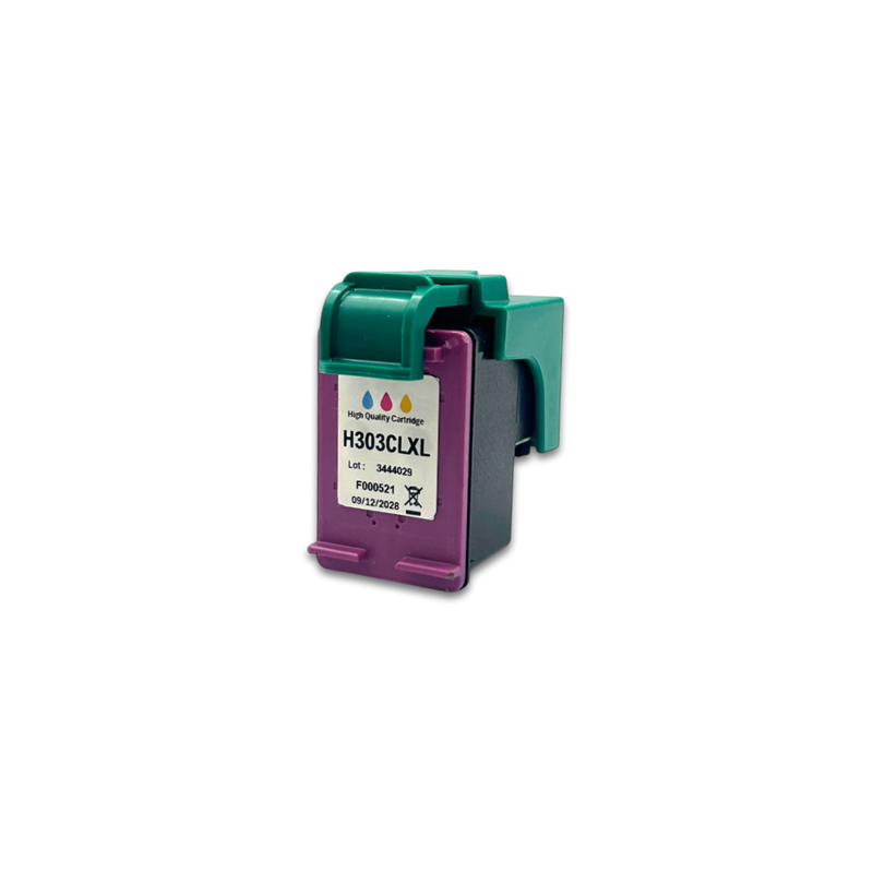 HP 303 XL Cartouche Tricolore remanufacturé équivalent à T6N03AE · Prindo Green