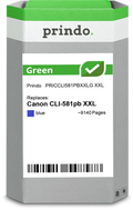 Canon CLI-581pb XXL Cartouche Bleu remanufacturé équivalent à 1999C001 · Prindo Green