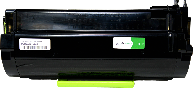 Lexmark 502X Toner Noir remanufacturé équivalent à 50F2X00 · Prindo Green