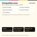 Imprimantes compatibles avec Ricoh TYPE4500E 407340 Toner Noir compatible équivalent à 407340
