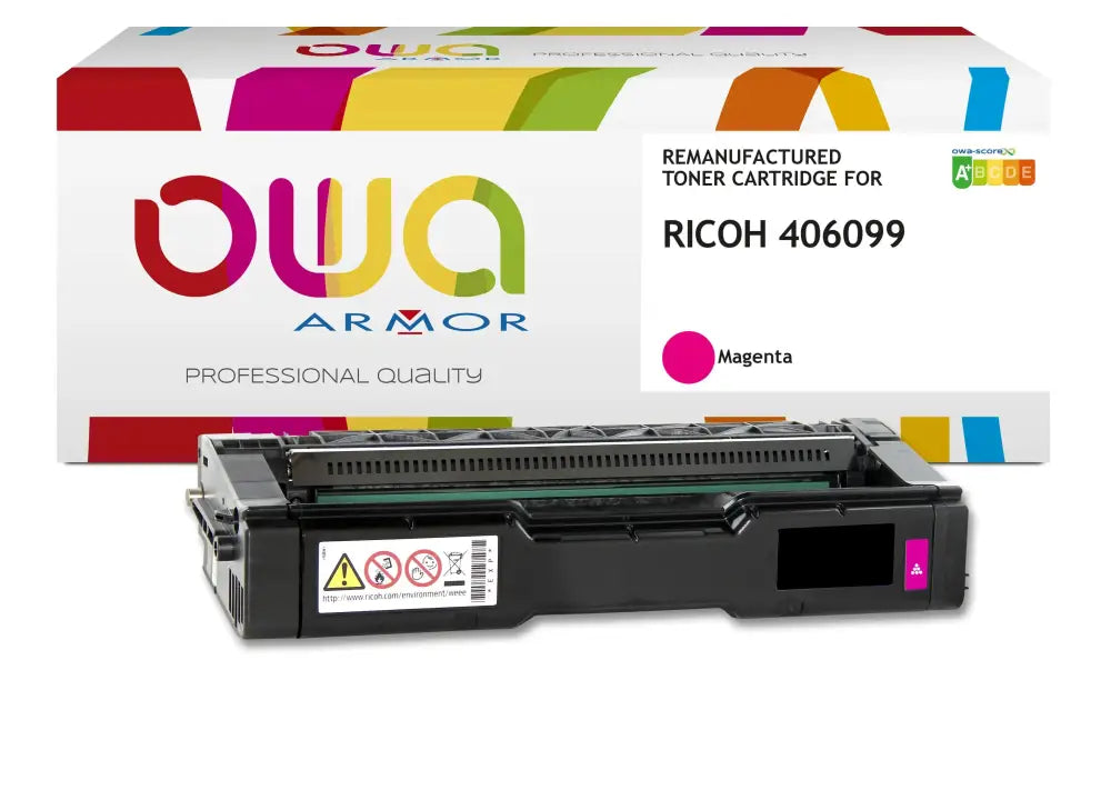 RICOH SPC220 - Cartouche laser compatible - Magenta - Toner remanufacturé OWA