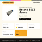 Roland ESL3 Cartouche Jaune compatible : caractéristiques