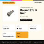 Roland ESL3 Cartouche Noir compatible : caractéristiques