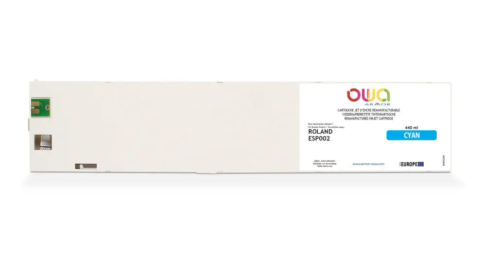 ROLAND ESP - cartouche d’encre traceur remanufacturable OWA pour - Cyan - Jet remanufacturé