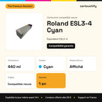Roland ESL3-4 Cartouche Cyan compatible : caractéristiques
