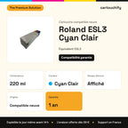 Roland ESL3 Cartouche Cyan Clair compatible : caractéristiques