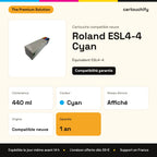 Roland ESL4-4 Cartouche Cyan compatible : caractéristiques