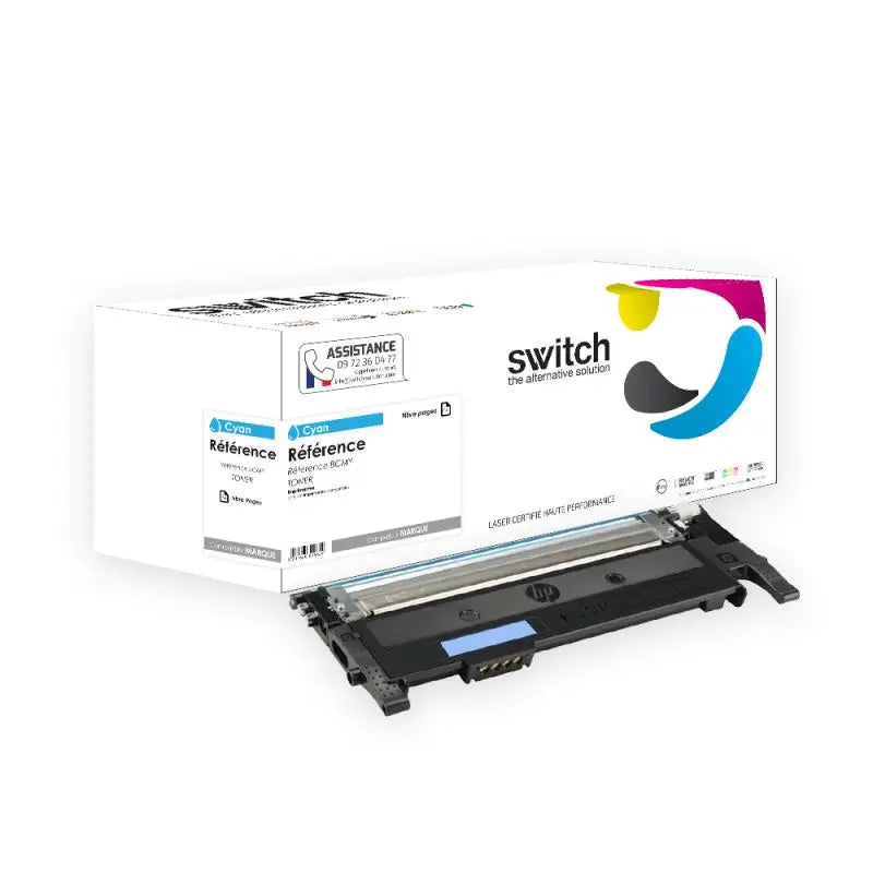 Samsung C4092 Toner Cyan compatible équivalent à CLP-C4092SELS · Switch