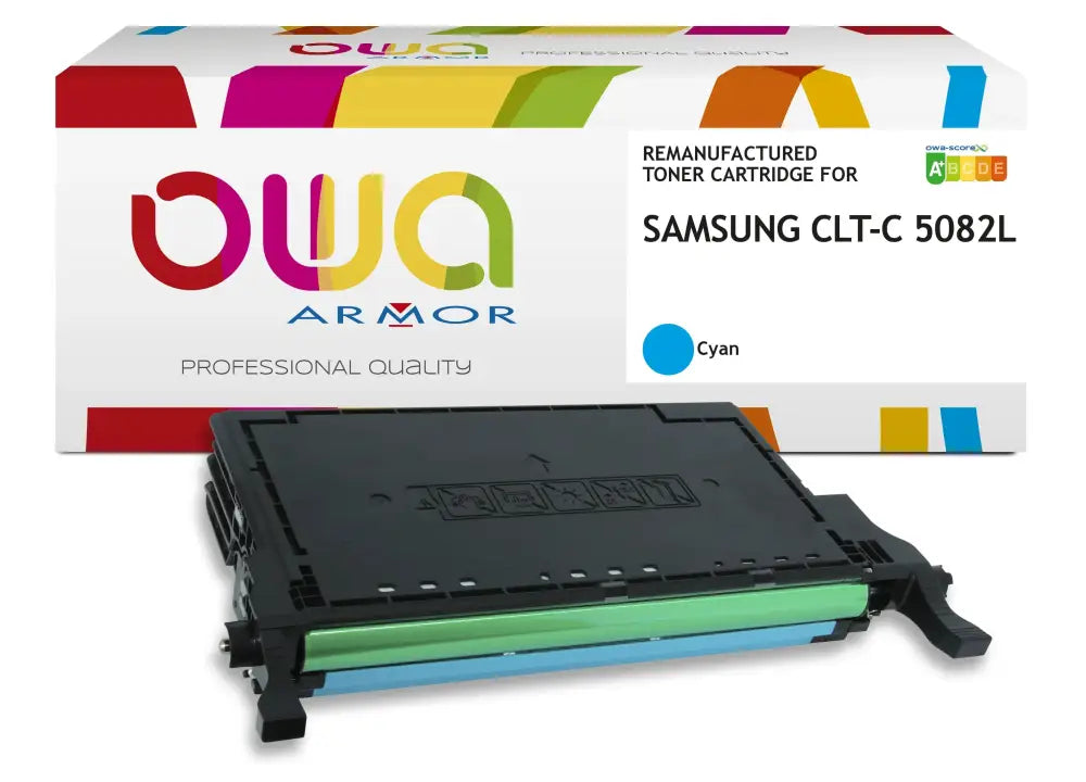 SAMSUNG CLT-C 5082L/ELS - Cartouche laser compatible - Cyan - Toner remanufacturé OWA