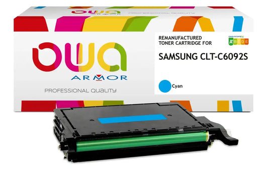 SAMSUNG CLT-C6092S/ELS - Cartouche laser compatible - Cyan - Toner remanufacturé OWA