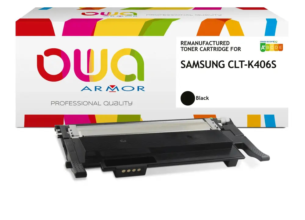 SAMSUNG CLT-K406S/ELS - Cartouche laser compatible - Noir - Toner remanufacturé OWA