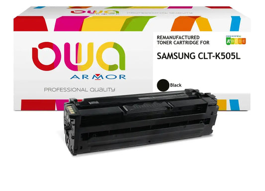 SAMSUNG CLT-K505L/ELS - Cartouche laser compatible - Noir - Toner remanufacturé OWA