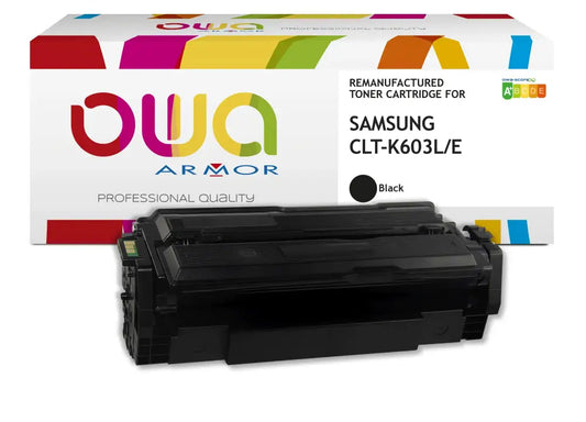 SAMSUNG CLT-K603L/ELS - Cartouche laser compatible - Noir - Toner remanufacturé OWA
