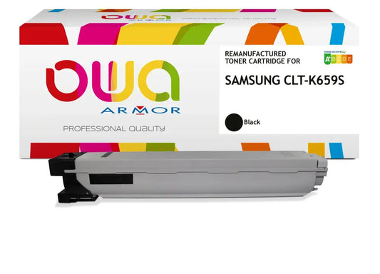 SAMSUNG CLT-K659S/ELS - Cartouche laser compatible - Noir - Toner remanufacturé OWA