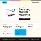 Samsung M406S Toner Magenta compatible équivalent à CLT-M406SELS · Switch : caractéristiques